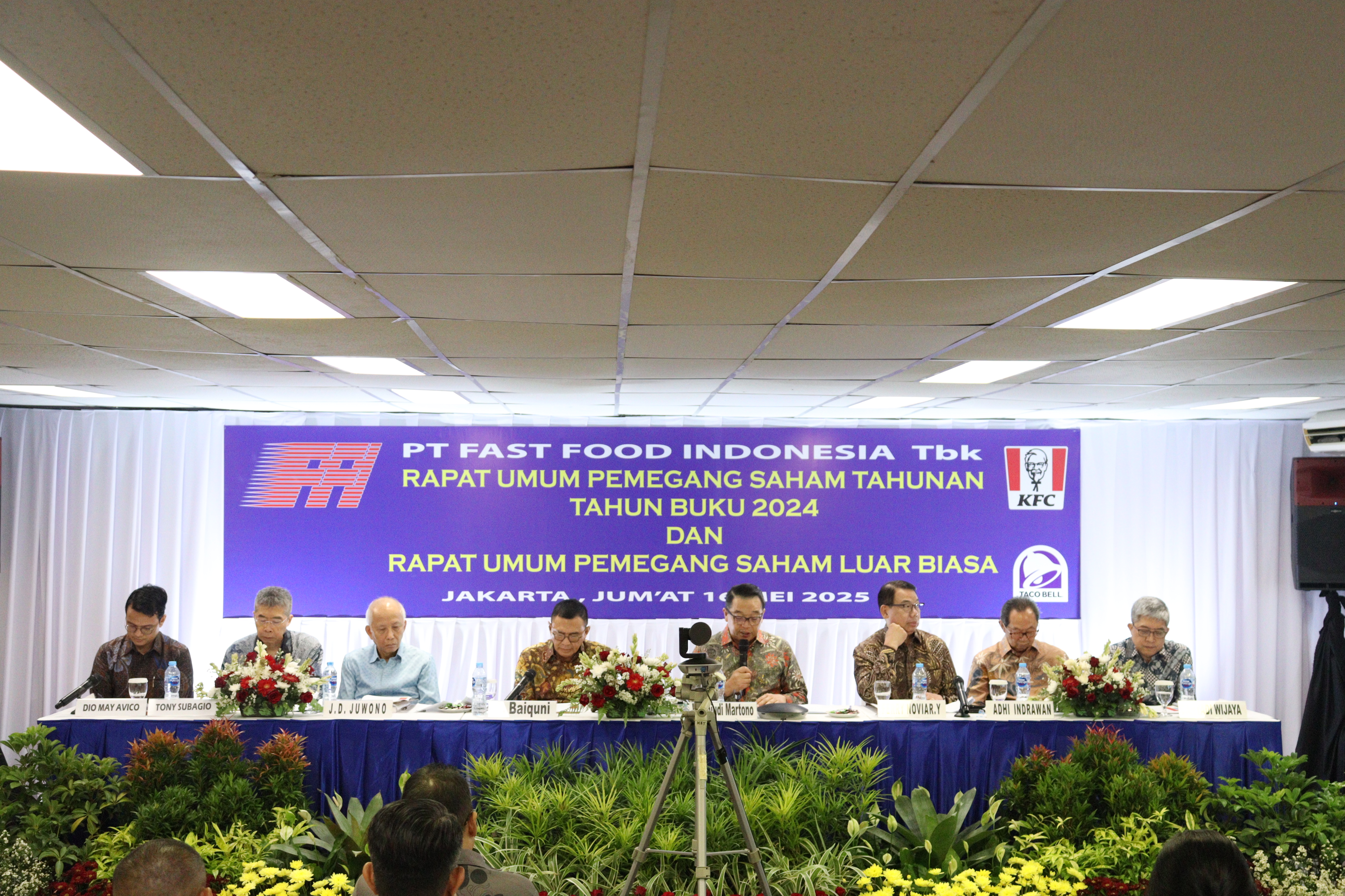 RAPAT UMUM PEMEGANG SAHAM LUAR BIASA TAHUN 2025 & KOMITMEN KFC INDONESIA TERHADAP PERTUMBUHAN EKONOMI NASIONAL MELALUI KEMITRAAN LOKAL STRATEGIS